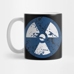 Vintage Blue Radioactive Sign Mug